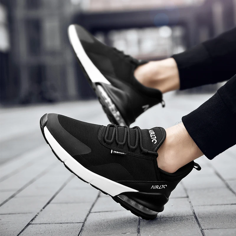 Seedstar Men Sneakers Breathable Air Mesh Outdoor Sport Shoes Spring Autumn Couple Cushion Flats Training Running 38-45 | Обувь