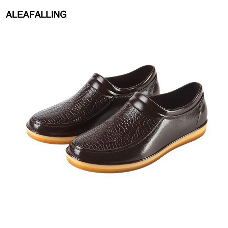 Сапоги Aleafalling мужские непромокаемые мышечная подошва садовые умные туфли для