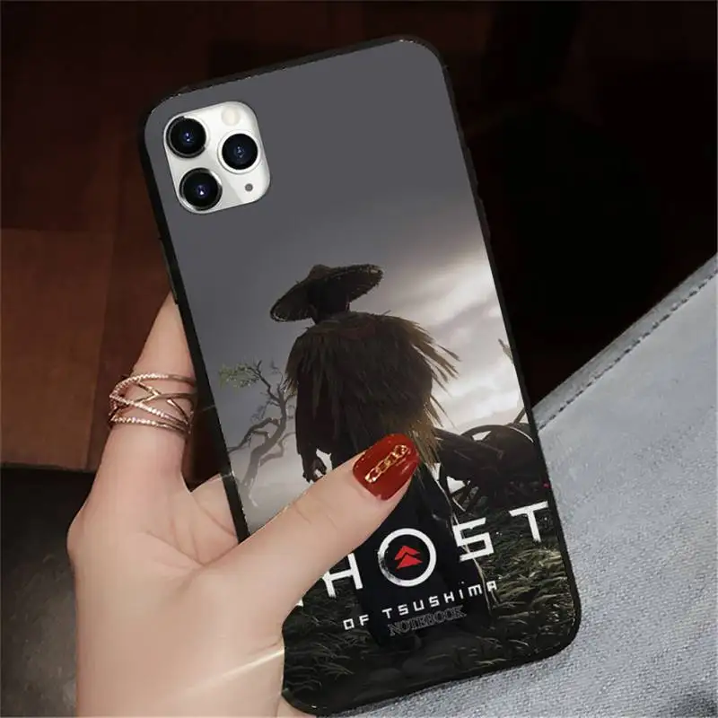 

hot game ghost of tsushima cover Phone Case for iPhone 11 12 pro XS MAX 8 7 6 6S Plus X 5S SE 2020 XR