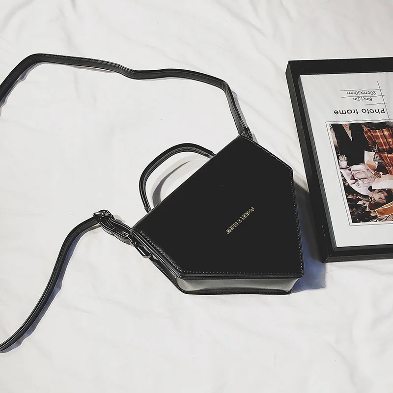 WEIXIER ретро кожаная сумка брендовая дизайнерская Алмазная форма Женские