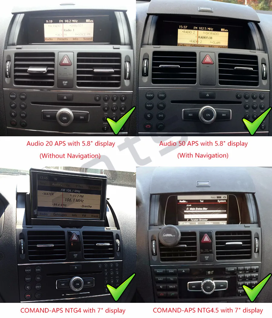 Android 9 автомобильный dvd-плеер gps навигация для Mecerdes Benz C-W204 2007-2011 Авто Радио Стерео Плеер Мультимедиа экран головное устройство