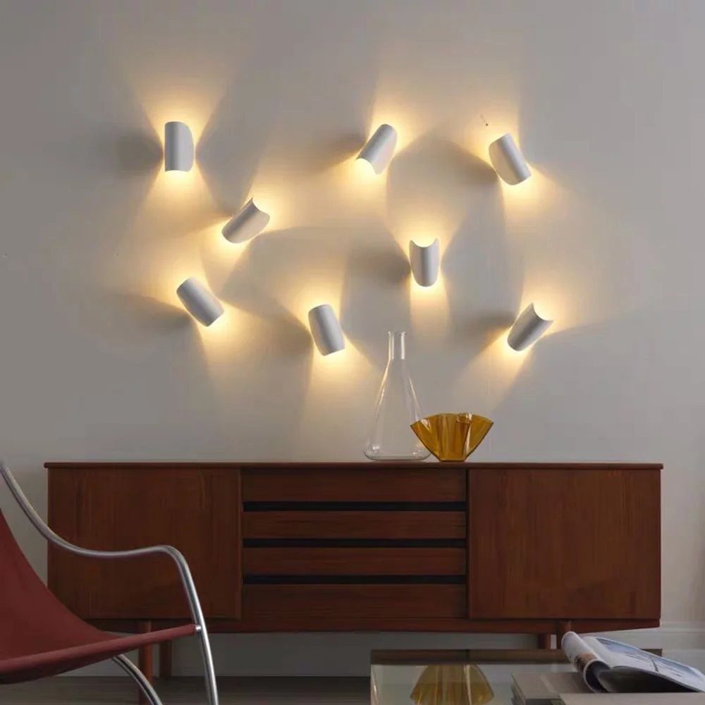 

Светодиодные Современные поворотные комнатные настенные лампы в скандинавском стиле, настенные светильники для спальни, гостиной, настенн...