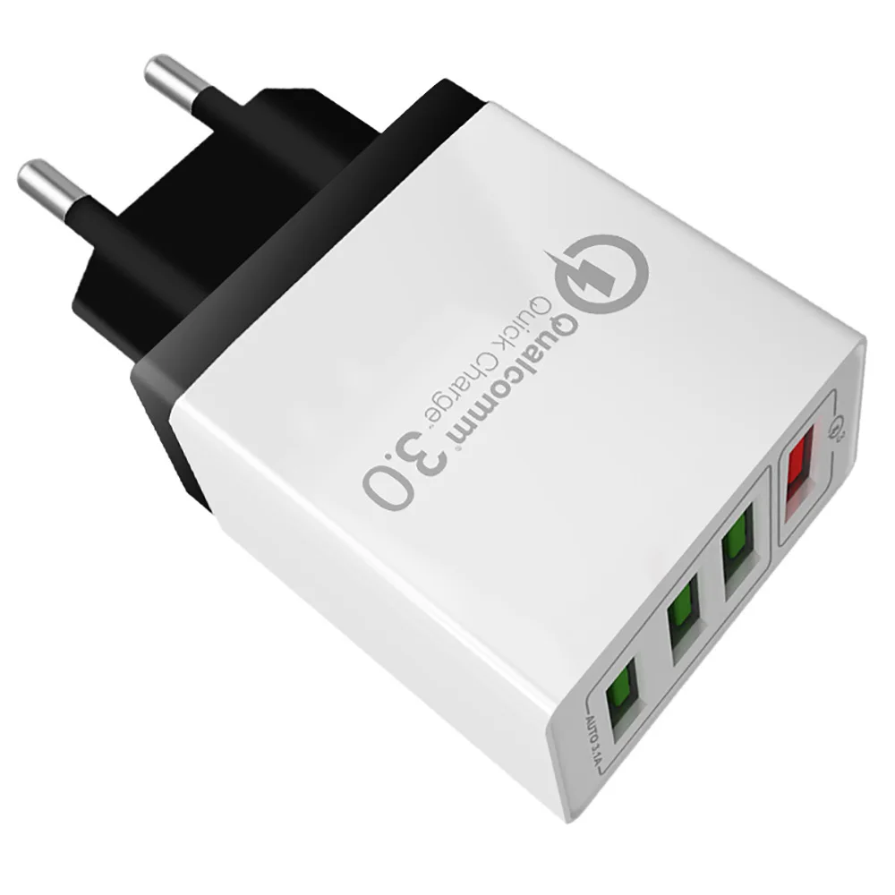 PINZHENG 4 USB порта быстрая зарядка 3 0 5 В а для телефона зарядное устройство iPhone samsung