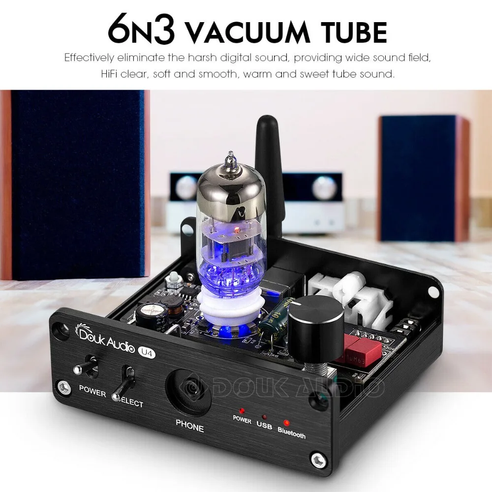 Nobsound Мини Bluetooth 5,0 ламповый усилитель для наушников USB DAC HiFi стерео аудио предусилитель APTX-LL аудио приемник