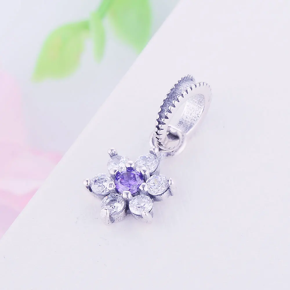 Женский браслет из серебра 925 пробы с подвеской и надписью безо мной|pandora charm