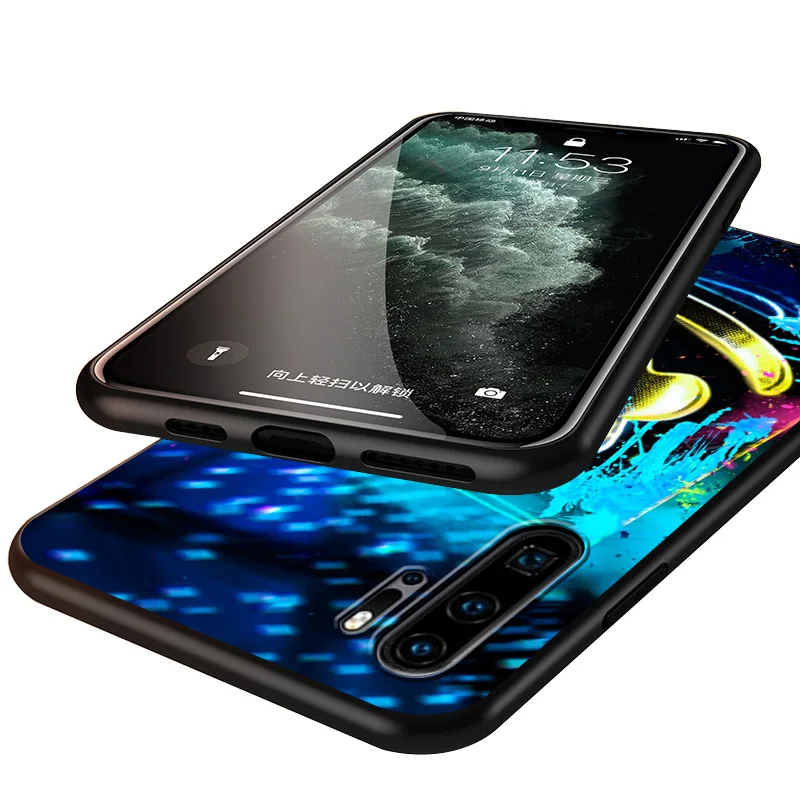 

Street Fashion For Huawei P40 P30 P20 P10 P9 P8 Lite E mini Pro Plus 5G 2017 2019 Silicone Gloss oil not Glass Soft Phone Case