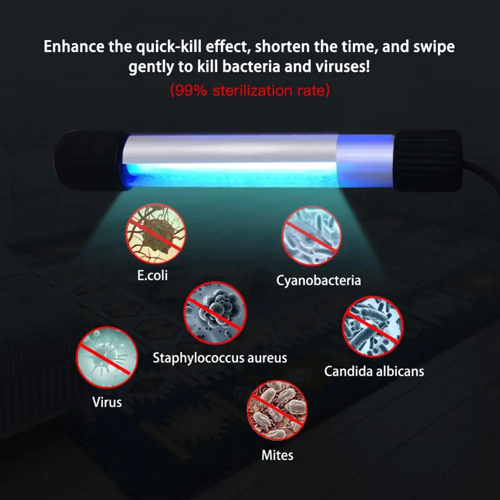 13 Вт портативный УФ Ультрафиолетовый стерилизатор лампа ручной стерилизации