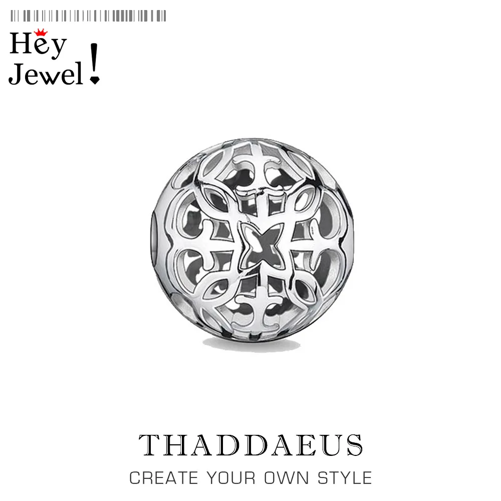 Arabesque бусины серебряные 925 пробы подходит браслет ожерелье из Европы Европейский