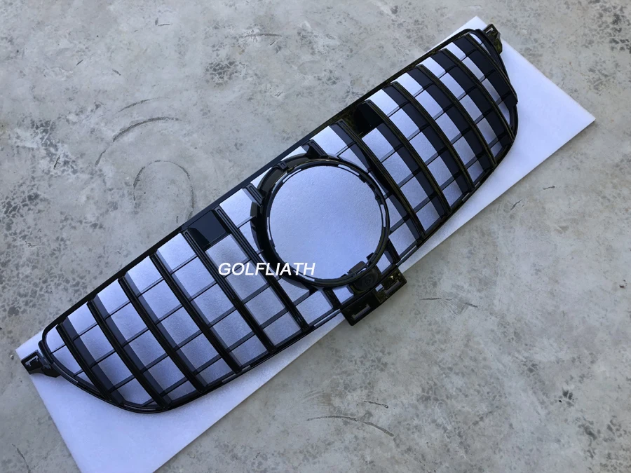 GLE GT R решетка Передняя сетка костюма для Mercedes Benz W166 2015 2016 2017 GLE/GLE gle400 gle450 |