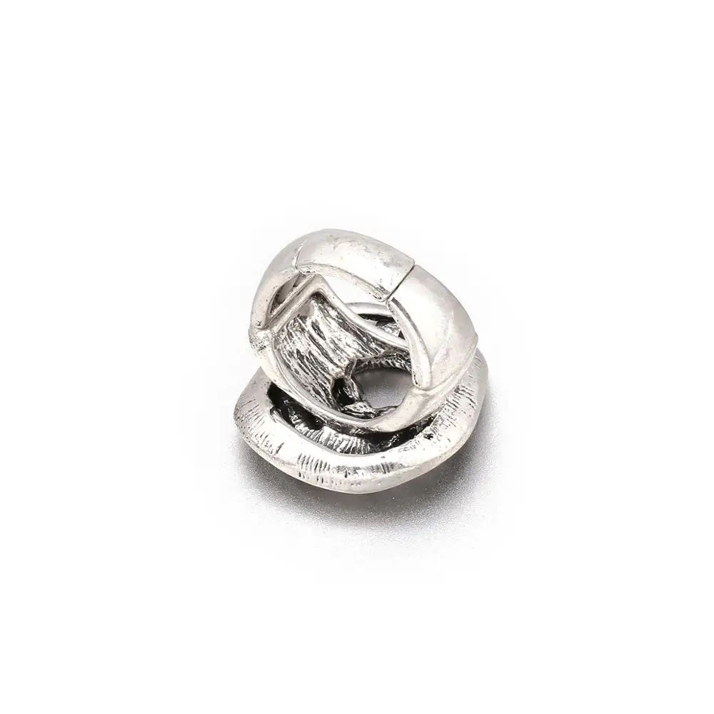Винтажный античный серебряный кольцо для женщин один Размер Регулируемое цветочное кольцо кристалл Индивидуальные ювелирные изделия аксессуары свадебный подарок