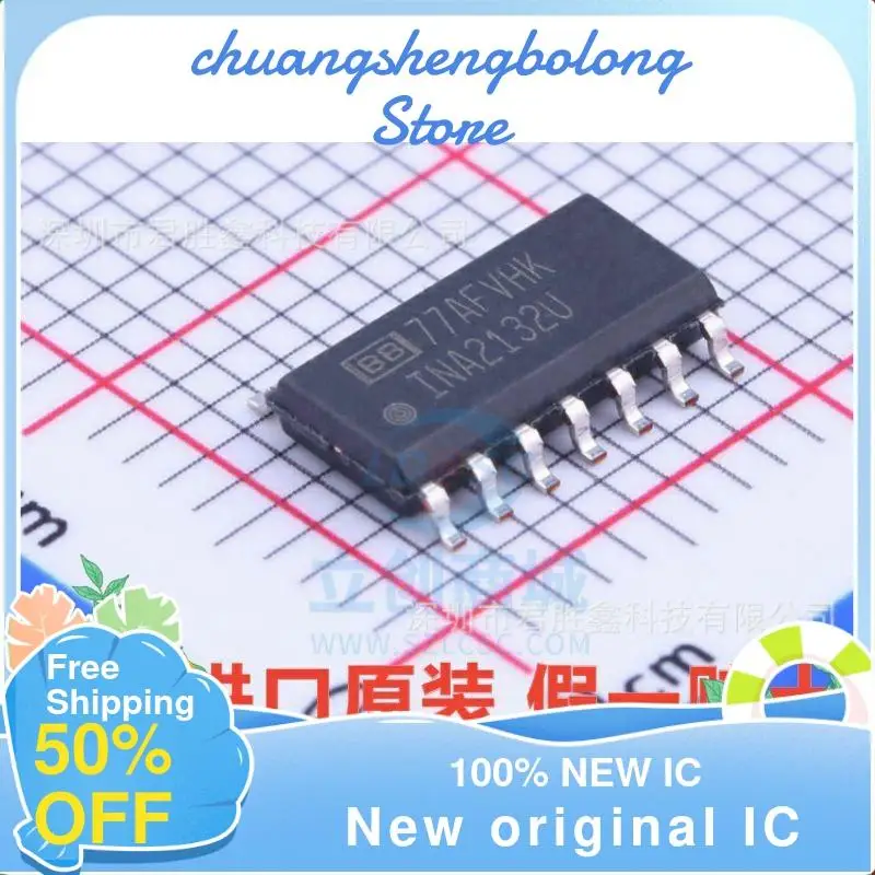 

10-200PCS INA2132U SOP14 New original IC