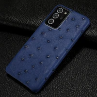 100 genuine ostrich leather phone case for samsung galaxy note 20 ultra note 10 9 a71 a50 a70 a51 a21s s10 s8 s9 s20 plus cover