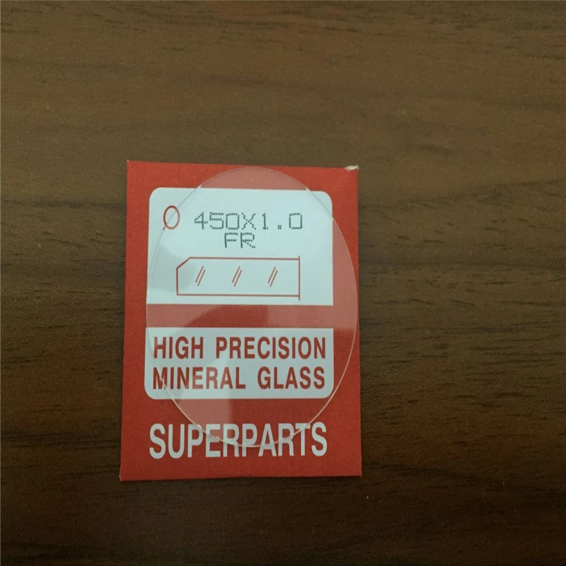 Качественное Стекло для часов с минеральным кристаллом Плоская Круглая