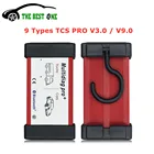 Новинка 2020,23 с генератором ключей Multidiag MVDiag TCS Pro новый VCI OBD2 сканер V3.0V9.0 PCB 8 комплект кабелей инструмент для диагностики автомобиля грузовика