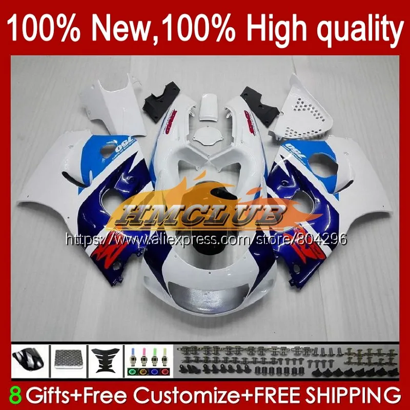 

Корпус для SUZUKI GSX-R600 GSXR750 GSXR 600 750 SRAD Белый Синий Лидер продаж 1No.7 GSXR600 96 97 98 99 00 1996 1997 1998 1999 2000 обтекатели