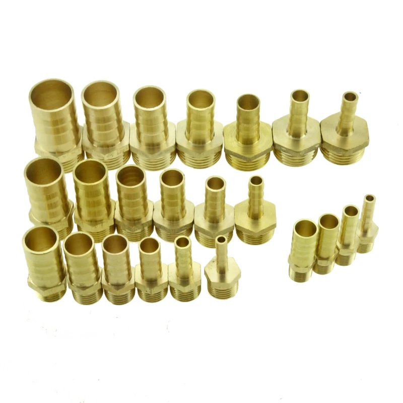 Латунный шланг Барб крепление для насадки прямой разъем топливный воздушный