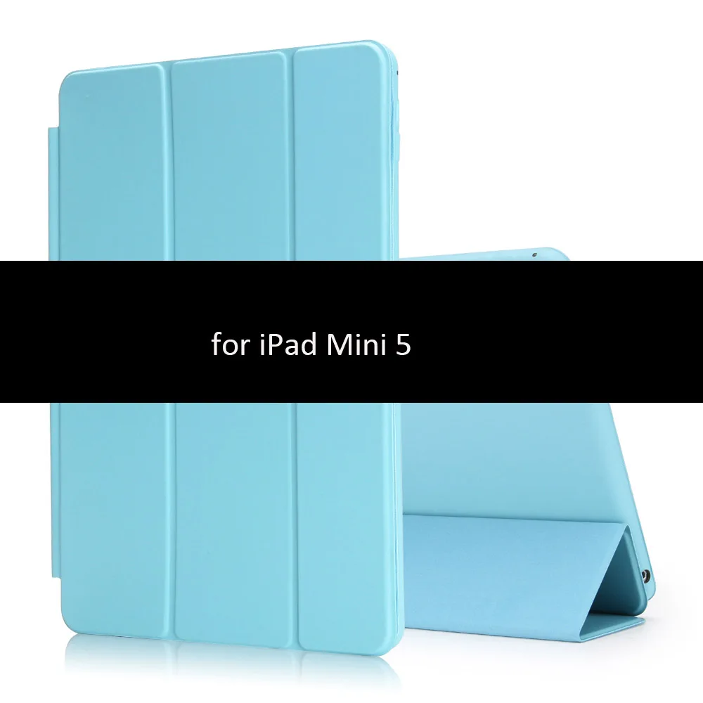 Чехол для iPad 9,7 дюймов GOLP из искусственной кожи противоударный смарт-чехол для iPad Mini 1 2 3 4 5 крышка - Цвет: Blue-5