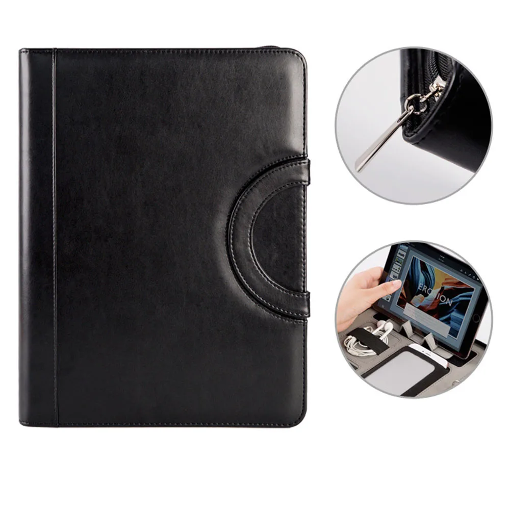 Папка папка А4 из полиуретана для документов сумок колец менеджеров портфель