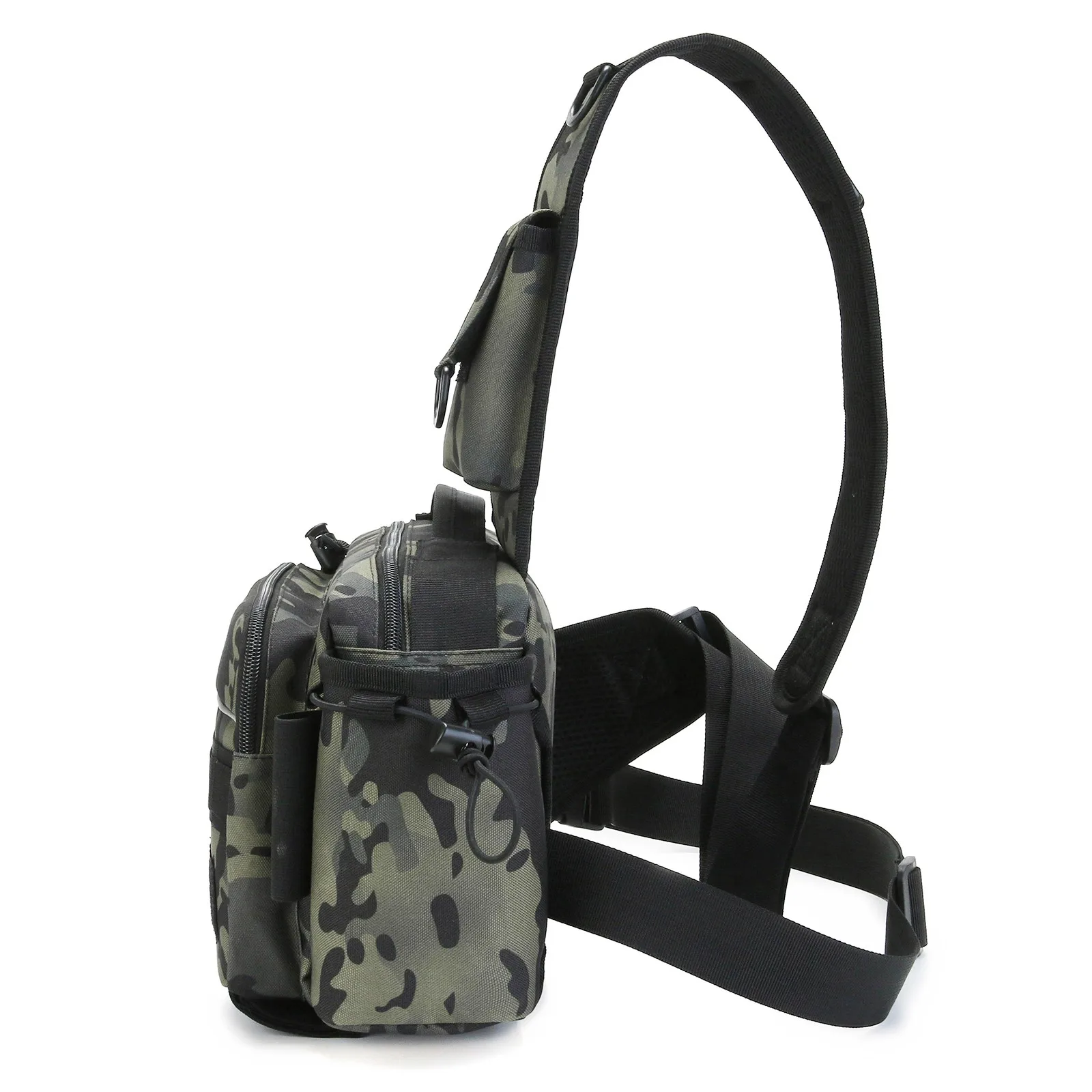

Multifunctional Fishing Tackle Bags Single Shoulder Crossbody Bag Waist Pack Fish Lures Gear Utility Storage Fishing Bag