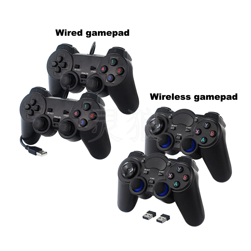 Preise ITINIT R97 Raspberry Pi 4 Modell B Spiel Kit 2/4/8GB + Wireless/Wired Gamepads + 64G SD Karte + Nespi 4 Fall + Video Kabel