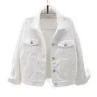 Женская джинсовая куртка, новая японская джинсовая куртка traf на весну и лето 2021, женская Свободная куртка в Корейском стиле