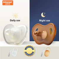 baby food grade silicone pacifier infant sleeping pacifier bpa free newborn night soothie pacifier nipple bottles fit for 0 3y