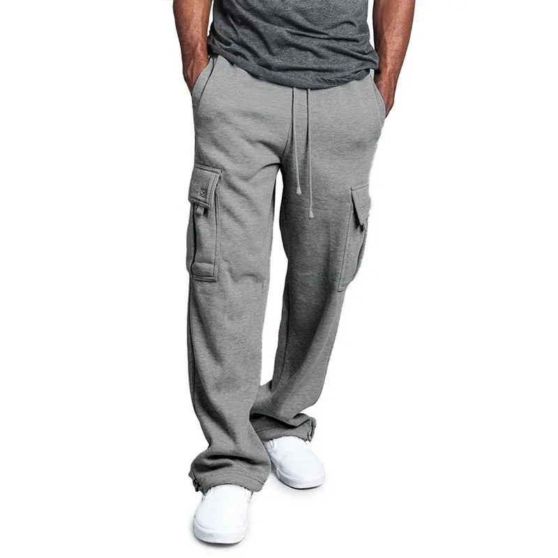 

Men Tactical Pants Men's Cargo Pants Multi-pocket Men's Trousers Fashion Business Solid Color Male Pants Casual Comfortable