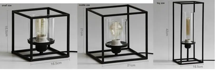 Minimalist Black Table Lamp Desk For Living Room abajour | Лампы и освещение