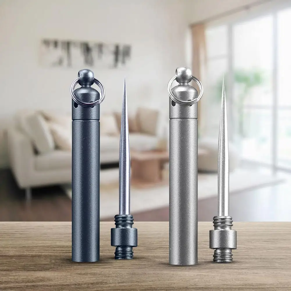 

Зубочистки из нержавеющей стали, многофункциональные прочные приспособления для самозащиты, для хранения фруктов, кемпинга, пешего туризм...