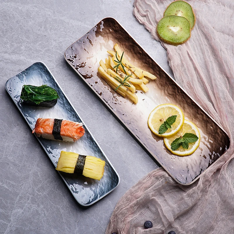 

"Dreamland Long Plates" Nordic Sushi Dessert Cake Snack Pastry Dishes Home Restaurant Dinnerware Tableware