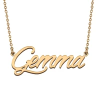 gemma custom name necklace customized pendant choker personalized jewelry gift for women girls friend christmas present