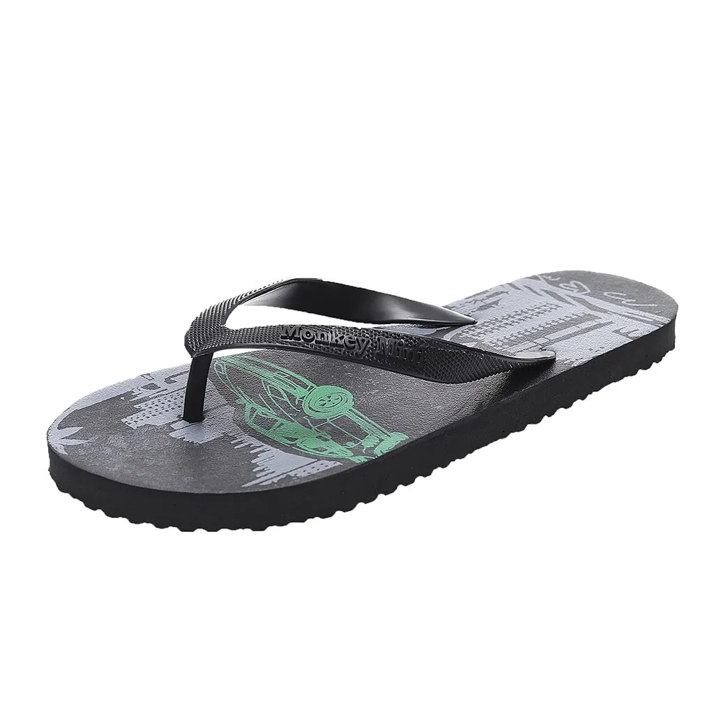 JAYCOSIN/удобные мужские шлепанцы Большие размеры Летние пляжные вьетнамки