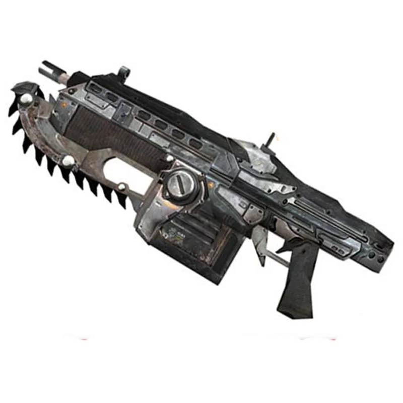 Игра кавалерия Штурмовая винтовка пистолет с Бензопилой Масштаб 1:1 бумажная