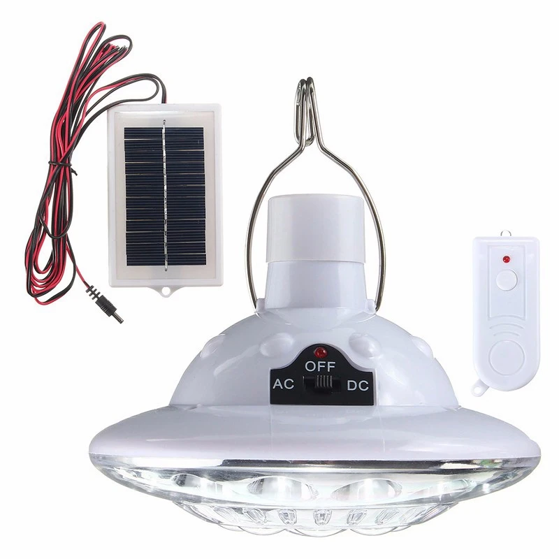 Уличная туристическая палатка на солнечных батареях 22 светодиода Подвесная