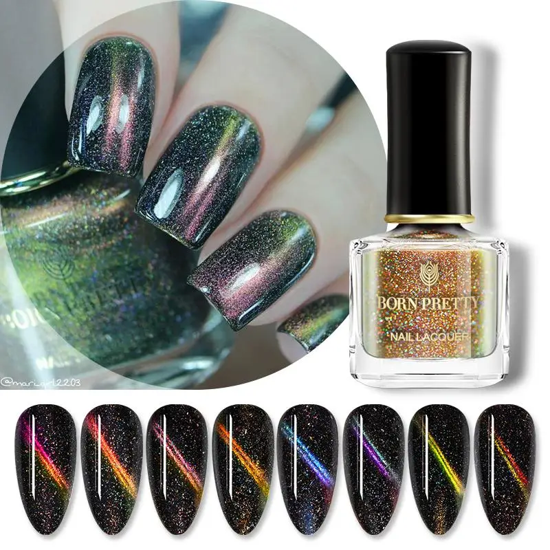 

BORN PRETTY Cat Magnetic Nail Polish Gel Varnish Magic Chameleon Sarkly Effect Nail Art Polish Magnetic Multicolor Polish