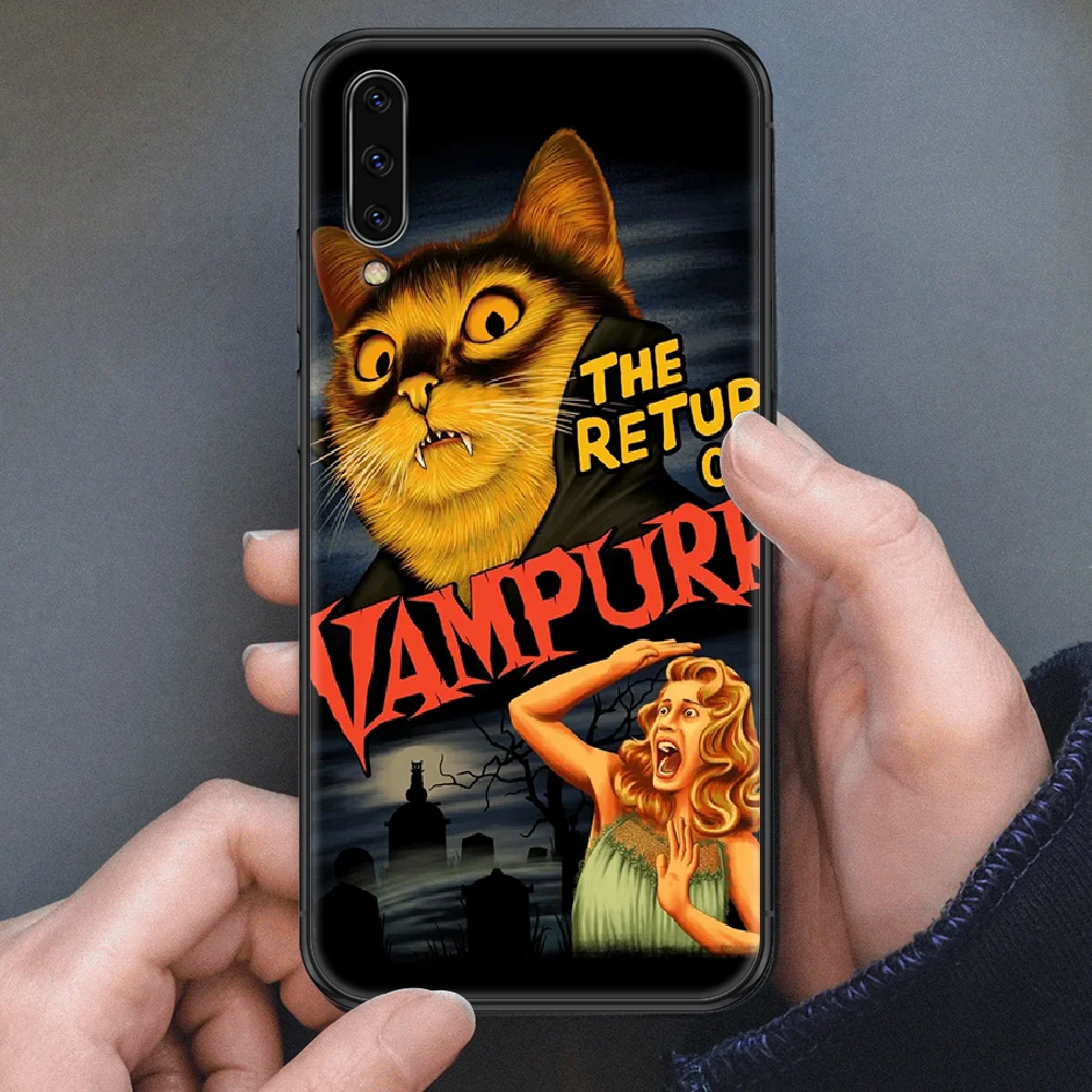 Модный чехол для телефона с призраками на Хэллоуин Samsung Galaxy A10 A12 A20E A21S A30 A32 A40 A50 A51