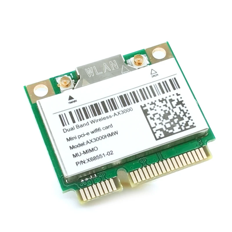 Intel AX200 WiFi6 AX200HMW BT 5 0 IntelAX200NGW mini AX200NGW Mini PCIe Wi Fi сетевая карта PK 9260AC 8265ac 2974