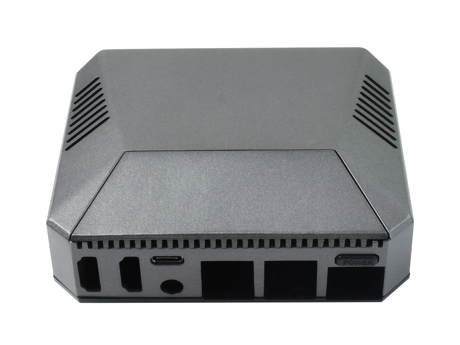 Алюминиевый Чехол Waveshare Argon ONE A для Raspberry Pi 4 с безопасной кнопкой питания и двумя