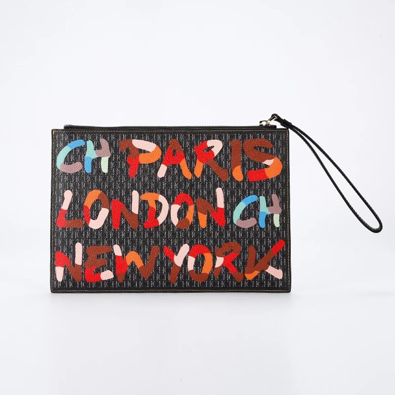 CHCH роскошные женские и мужские клатчи сумки конверты на запястье вместительный