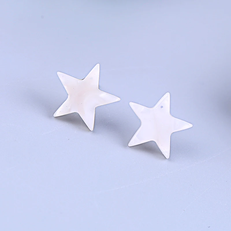 Новые милые простые дизайнерские зеленые/белые/коричневые/красные акриловые