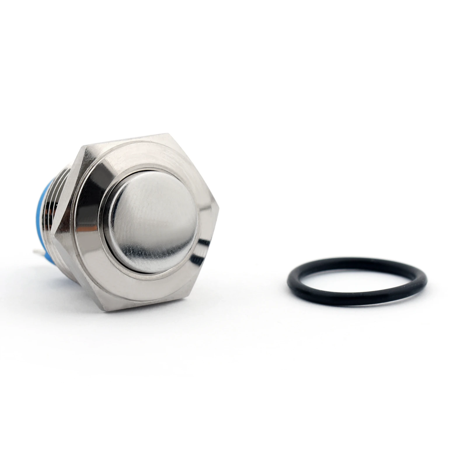 Artuatech, 4 шт., 16 мм, 2 контакта, нормально замкнутый, высокий круглый, Мгновенный кнопочный переключатель 36 В/2 А