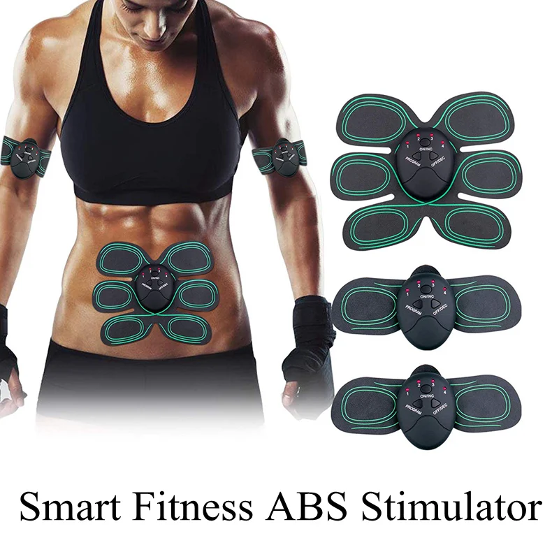 Умный Фитнес ABS стимулятор тренажер для пресса Электрический мышечный массажер