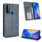 Для TCL 20 SE Чехол-книжка Стиль из искусственной кожи чехол-сумка для телефона для TCL 20 SE 20SE с фоторамкой