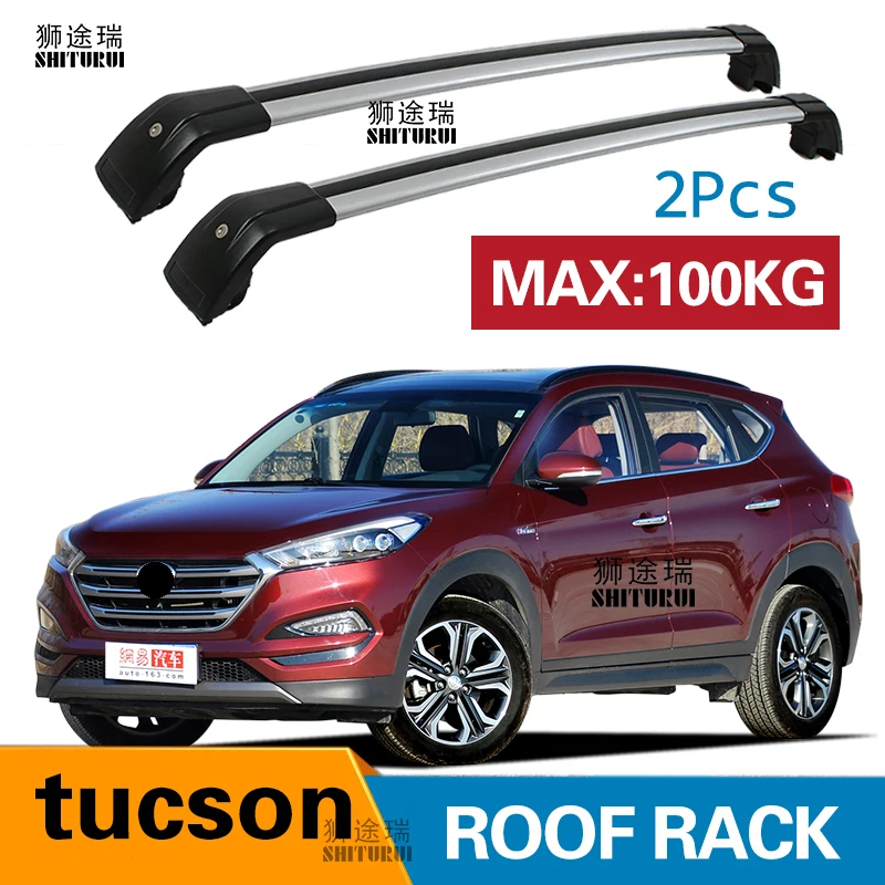 2 шт. кровельные рейки для Hyundai Tucson SUV 2015 2020|Багажники крыши авто и ящики| |