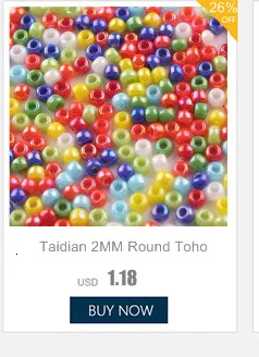 Тайдиан 3,4 мм Япония Miyuki капли Seedbeads одежда для рождественской вечеринки аксессуары