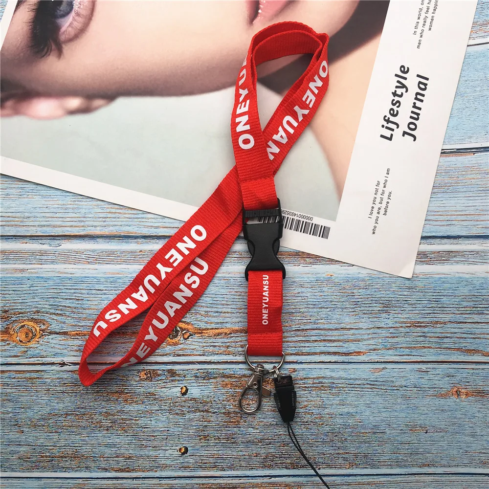 Модные бирки с листьями ремни на шею ремешки для ключей ID Card Pass тренажерный зал