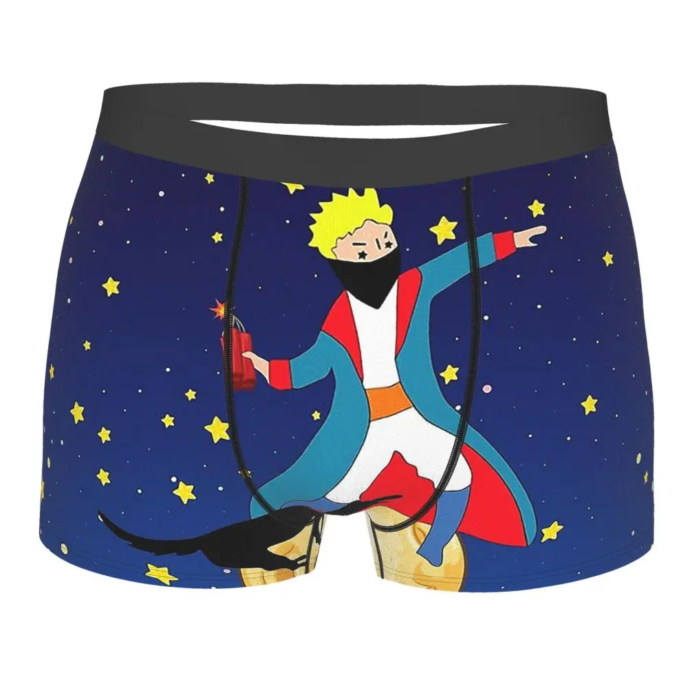 

THE BLACK MATAPACO The Little Prince About Life and Human Nature Underpants Panties Male Underwear Print Shorts Boxer Briefs