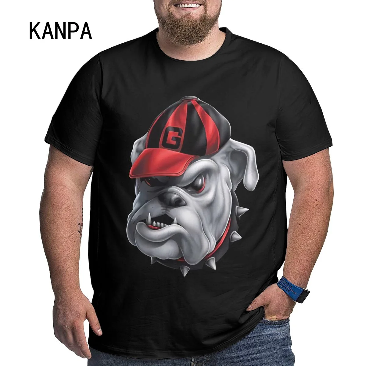 

Cool Gorilla Men Cotton T-shirts Oversized Man Plus Size Top Tees Short Sleeve T Shirts for Summer High Street Animal Graphic T