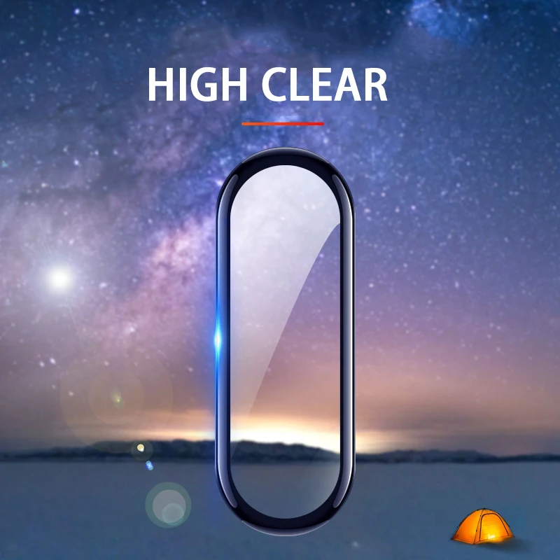 2 шт 3D полное покрытие экрана протектор для Xiaomi mi Band 4 мягкая защитная пленка на Xiomi Xao mi Band4 M4 умный Браслет не стекло