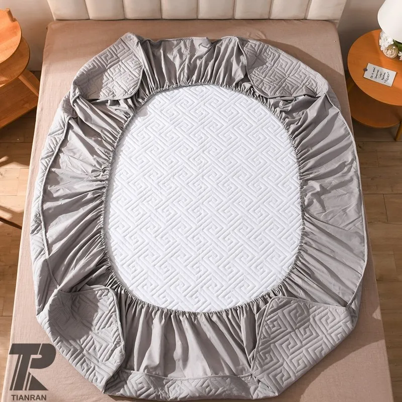 

1 Quilted Mattress Protector Topper Fitted Mattress Pad Cover Non-slip Thick Quilted Sheet with Deep Pocket Upgraded Breathable